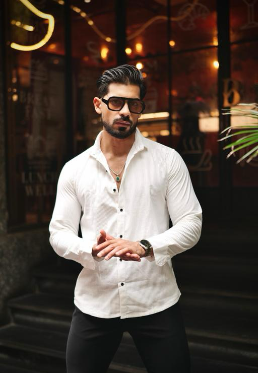 The Monarch Stripe – Men’s Premium Shirt
