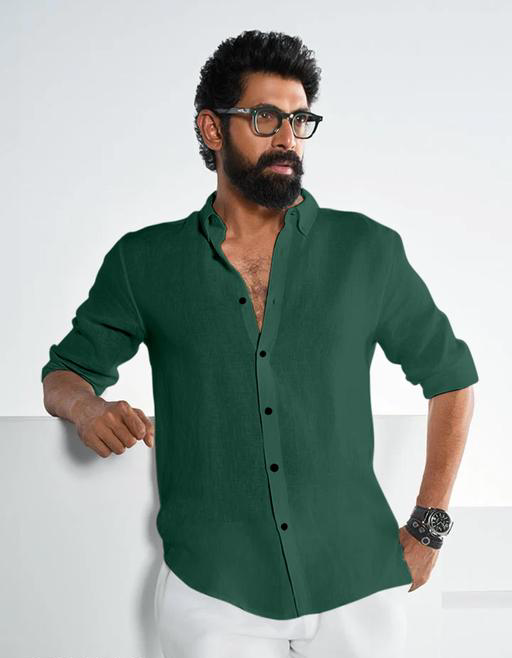 The Quite Luxe Linen Classic Shirt