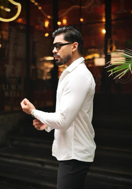The Monarch Stripe – Men’s Premium Shirt