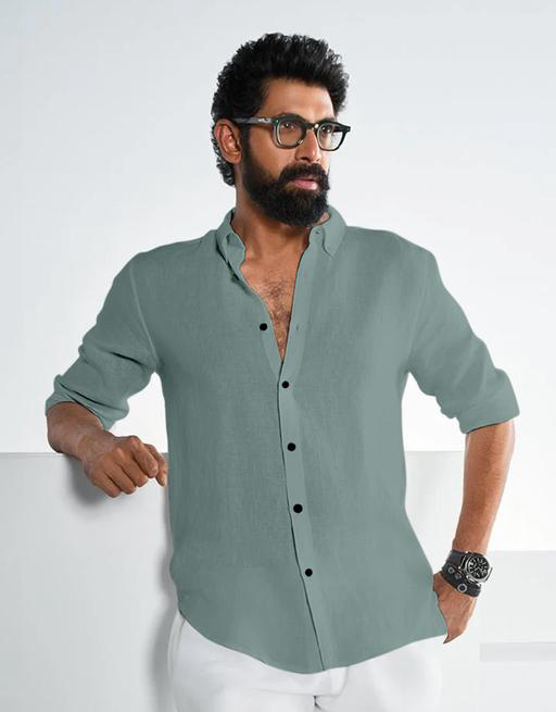 The Quite Luxe Linen Classic Shirt