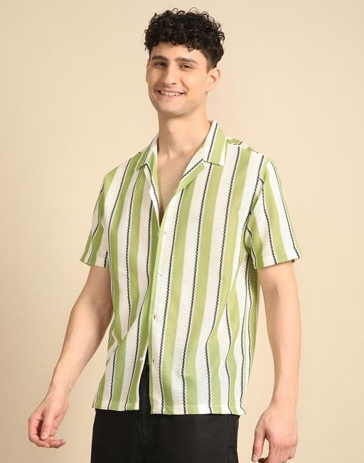 Ravion Classic Striped Polycotton Men’s Shirt
