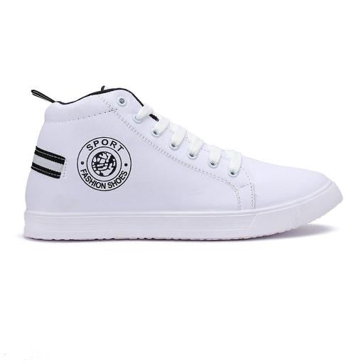 PristineStep White Casual Men’s Sneakers