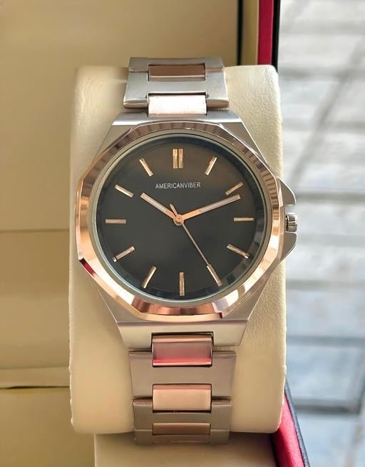 Eterna Luxe Stainless Steel Men’s Analog Watch