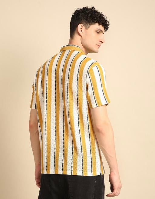 Ravion Classic Striped Polycotton Men’s Shirt