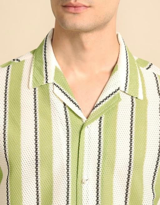 Ravion Classic Striped Polycotton Men’s Shirt