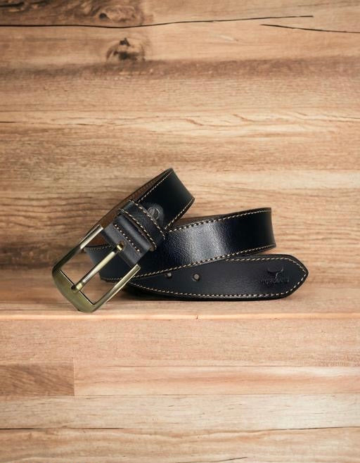 Toroland Genuine Brown Leather Men’s Casual Belt