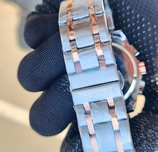 Imperion Dual-Time Stainless Steel Men’s Analog Watch