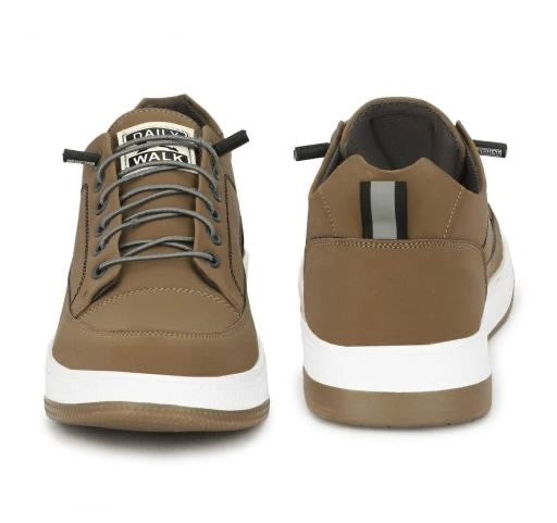 DailyWalk FlexPro Brown Lace-Free Sneakers