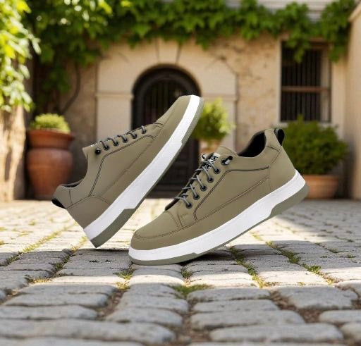 DailyWalk FlexPro Brown Lace-Free Sneakers