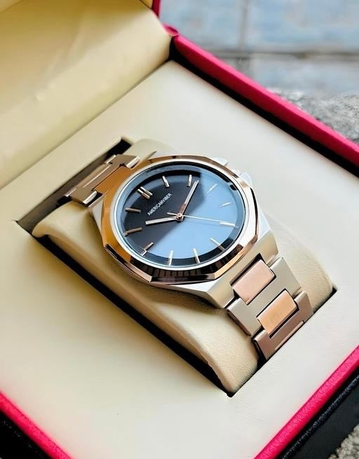 Eterna Luxe Stainless Steel Men’s Analog Watch