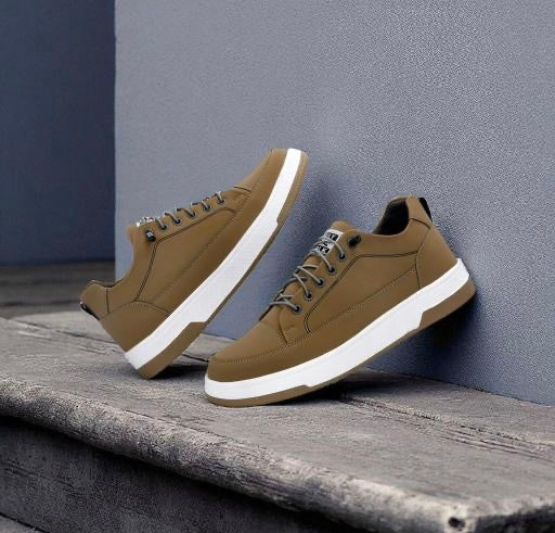 DailyWalk FlexPro Brown Lace-Free Sneakers
