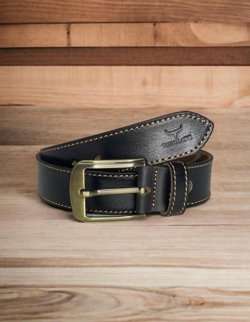 Toroland Genuine Brown Leather Men’s Casual Belt