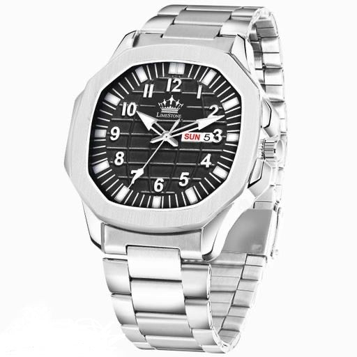 Otus Vintage 3D Dial Stainless Steel Men’s Analog Watch