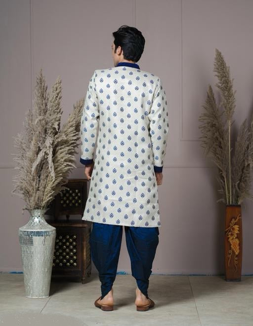 Majestic Jacquard Sherwani Set for Men