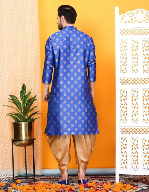 Modern Regal Jacquard Kurta Set for Men