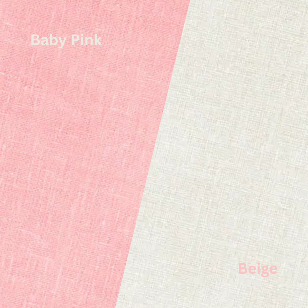 Baby Pink & Beige Textured Fabric – Premium Dual-Tone