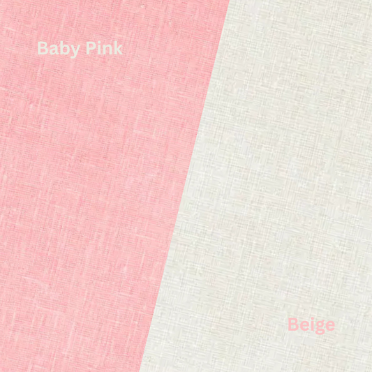 Baby Pink & Beige Textured Fabric – Premium Dual-Tone